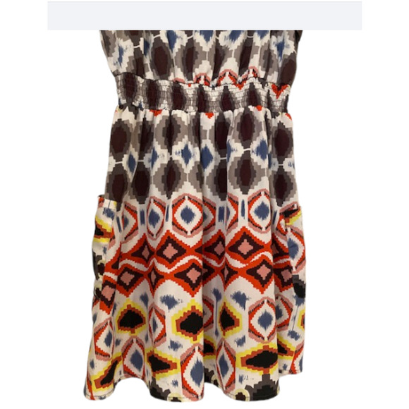 GEOMETRIC Pattern Sundress w/ POCKETS - Xhilaration - Size M - Picture 2 of 6